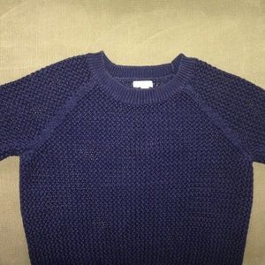 GAP Navy Blue Short Sleeve Sweater
